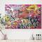 Designart - Old Style Newspaper Street Art Collage VI - Modern Premium Canvas Wall Art